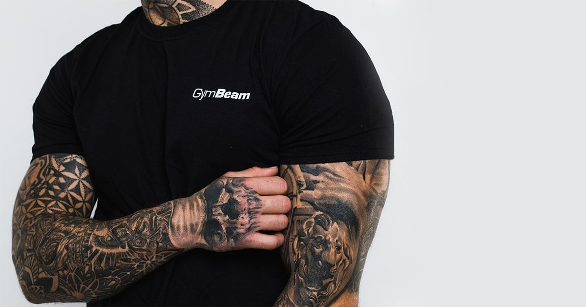 Basic Black póló - GymBeam
