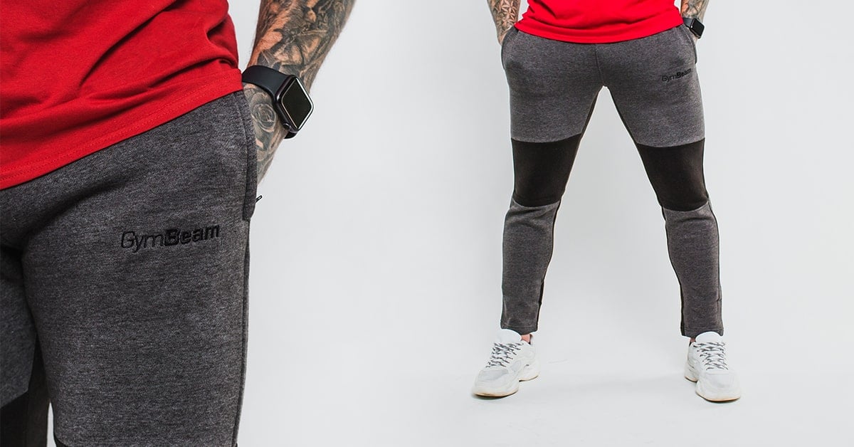 Men's sweatpants Flexin Grey - GymBeam