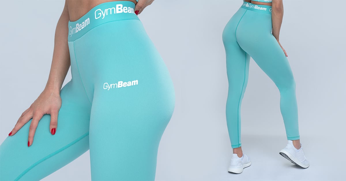 Simple Turquoise leggings - GymBeam