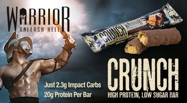 Proteinriegel Crunch 64 g - Warrior