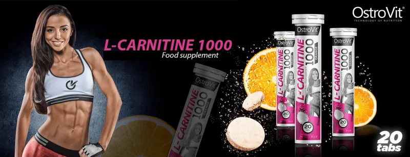 L-Carnitine 1000 20 tbl Orange - Ostrovit