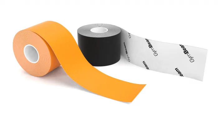 Bandă kinesiologică K tape Orange - GymBeam