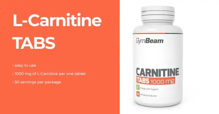Vélemények a termékről - Gymbeam L-carnitine mg 20 tab