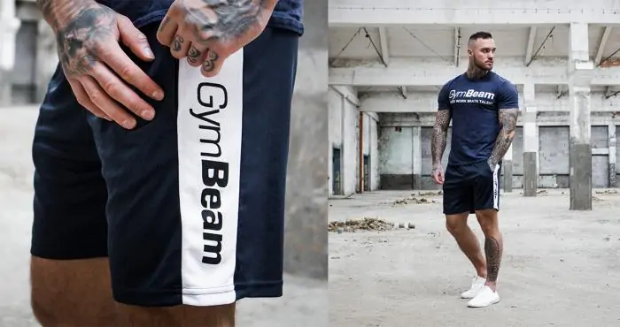 Shorts für Männer Vertical Navy - GymBeam