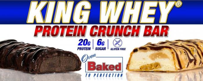 Proteinriegel - King Whey Protein Crunch Bar 57 g - Ronnie Coleman