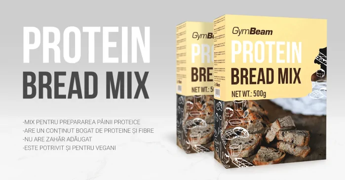 Amestec pentru pâine proteică Protein Bread Mix 500 g - GymBeam