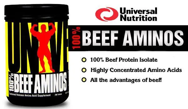 100% Beef Aminos - Universal Nutrition